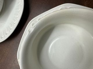 Pareja Tazas Consomé Vintage Pontesa Porcelana
