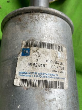 Silencioso GM Opel/Vauxhall