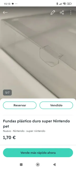 Fundas pet Super Nintendo y N64 ×20 unidades