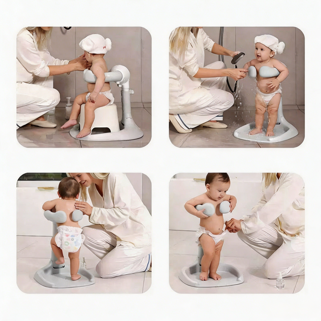 Soporte manos libres baño bebé