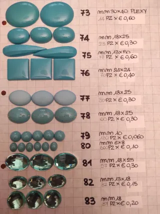 Pietre per bigiotteria