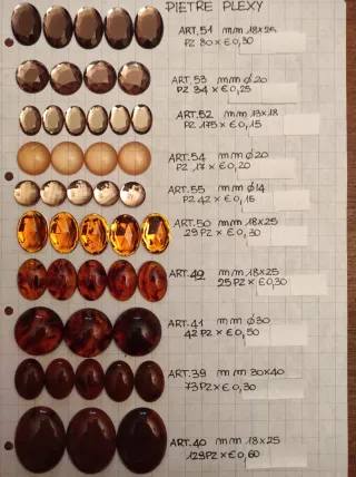 Pietre per bigiotteria