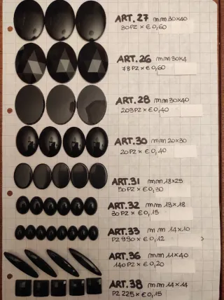 Pietre per bigiotteria