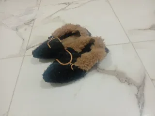 Zapatillas con pelito elegantes