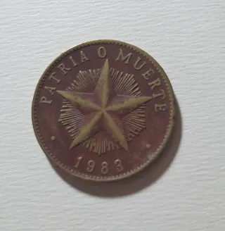 7 Monedas Cubanas 1 Peso