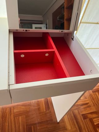 Tocador blanco con espejo y cajones SOLO RECOGIDA