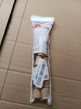 12 pomos madera muebles redondos