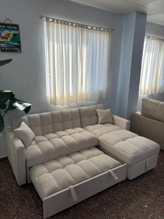 Sofá cama chaise longue NUEVO – Funcional