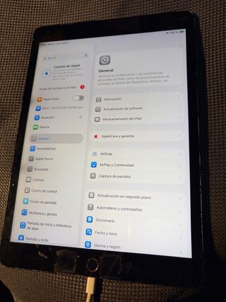 iPad 8ª Gen A2270 Negro - No Carga Batería