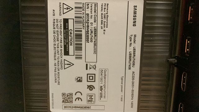 Samsung TV UHD 55 RU7400