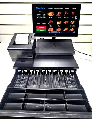 Pack TPV Táctil Profesional HP Negro