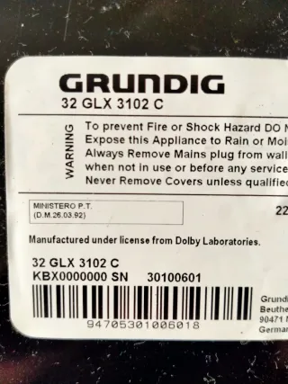 Se Vende Placa Main TV GRUNDIG VPZ190R-6 V-0