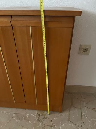 Mueble auxiliar recibidor madera