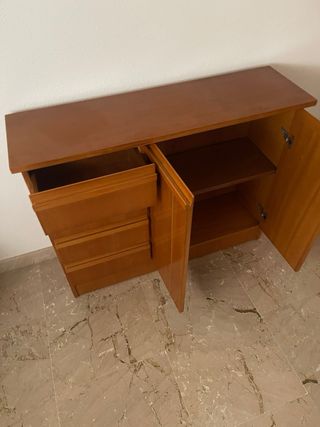 Mueble auxiliar recibidor madera