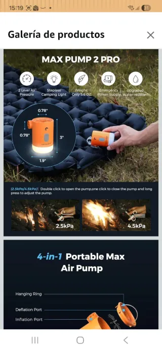 Bomba de aire Flextailgear portátil nuevo precinta