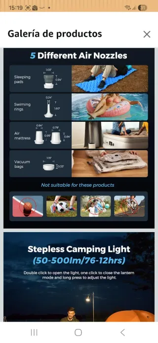 Bomba de aire Flextailgear portátil nuevo precinta