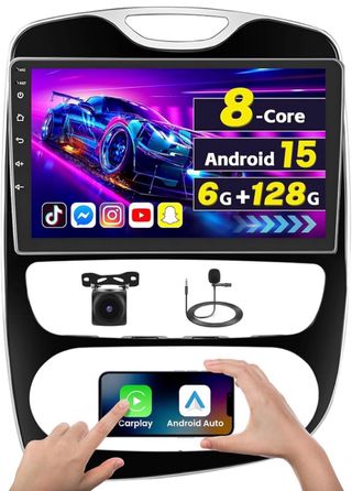 Radio pantalla Android 15 para Renault Clio