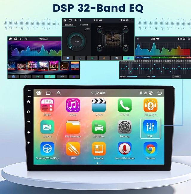 Radio pantalla Android 15 para Renault Clio