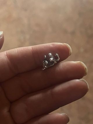 Charm gato plata de ley 925