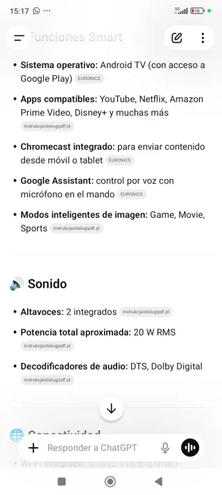 Smart TV 4K Nokia Negra