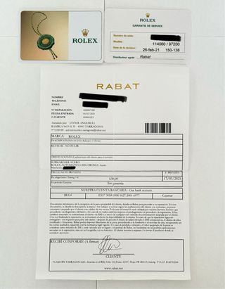 Rolex Submariner Negro/Plateado 2014 40mm full set