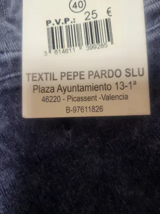 Pantalón azul nuevo