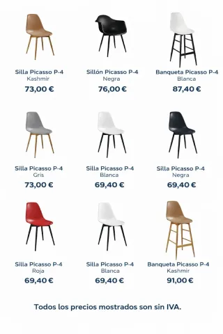 SILLAS PARA HOSTELERÍA