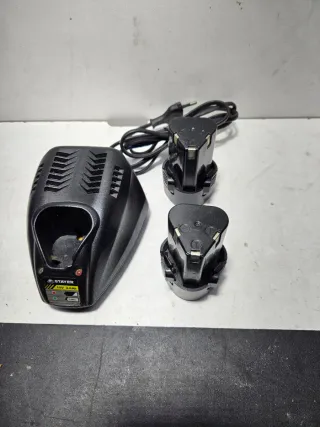 Cargador y 2 Baterías Stayer 12V