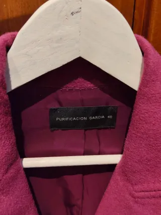 Chaqueta Purificación García Talla 40 Burdeos