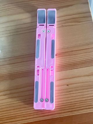 Soporte portátil plegable rosa