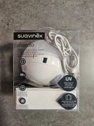 Esterilizador de chupetes Suavinex Duccio UV