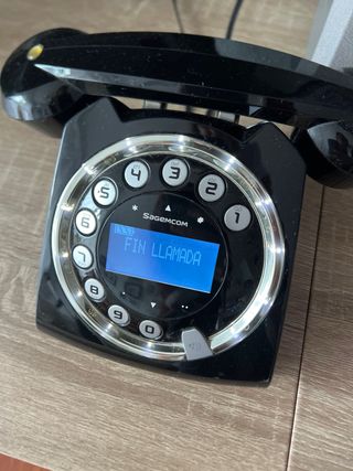 Teléfono Inalámbrico Sagemcom Negro