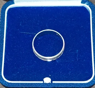 Anello Oro Bianco 18k
