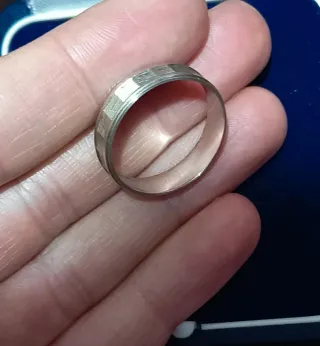 Anello Oro Bianco 18k