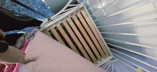 Cama extensible MINNEN 80x200cm + somier + colchón