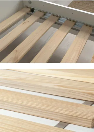 Cama extensible MINNEN 80x200cm + somier + colchón