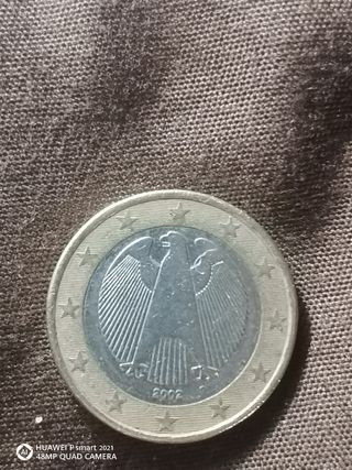 Moneda 1 Euro Alemania 2002