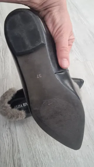 Manoletinas Elisa Rivera negras de Elisa Rivera