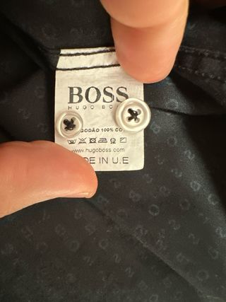 Camisa HUGO BOSS Negra Talla XL