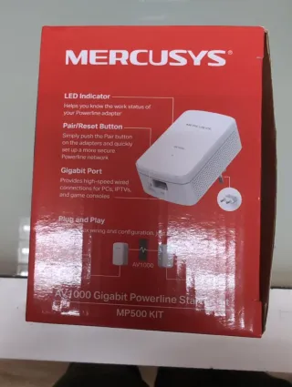 PLC - MERCUSYS MP500 KIT AV1000 Gigabit Powerline