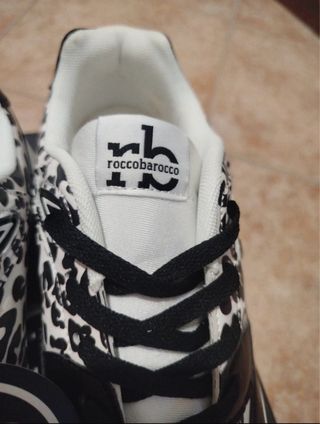 Sapatilhas com padrão leopardo roccobarocco 39