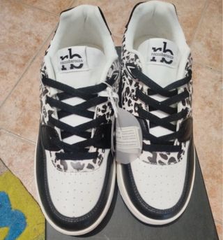 Sapatilhas com padrão leopardo roccobarocco 39