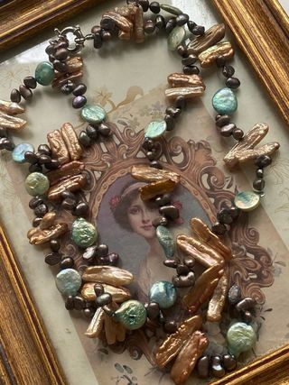 Collar de perlas barrocas