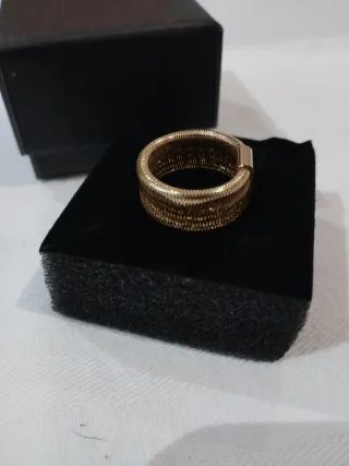 Anillo flexible oro 750 .