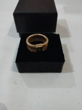 Anillo flexible oro 750 .