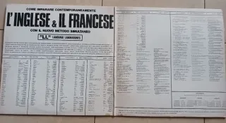 Il francese e l'inglese - 2 Vinili Vintage