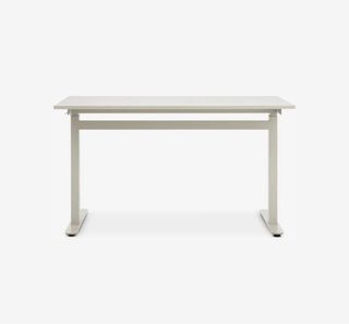 Mesa escritorio altura regulable beige 70x130