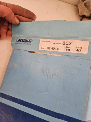 Fiam Serratura Doppia Mappa 802.40.00 Zincata