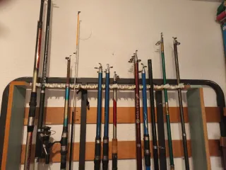 Cañas desde 13€ y carretes  desde 11€ ver fotos