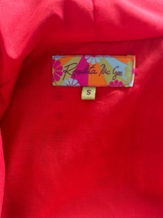 Abrigo paño multicolor talla S